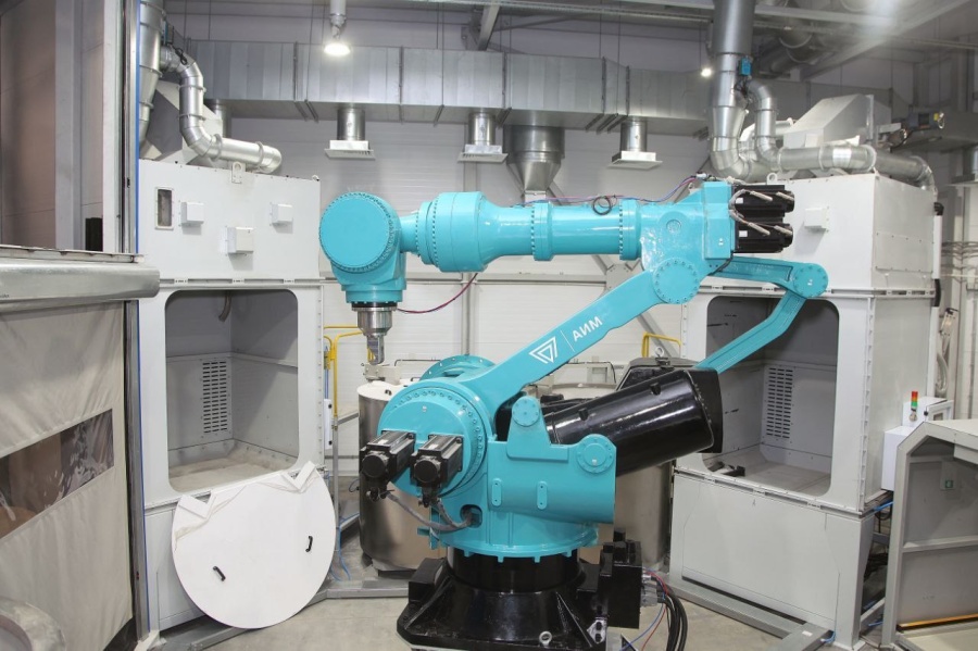 Роботизированный комплекс изготовления литейных форм по выплавляемым моделям для Роскосмоса